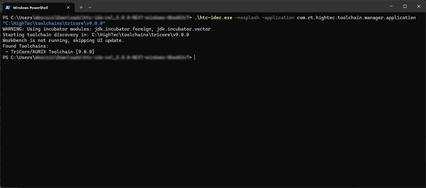 headless import toolchain